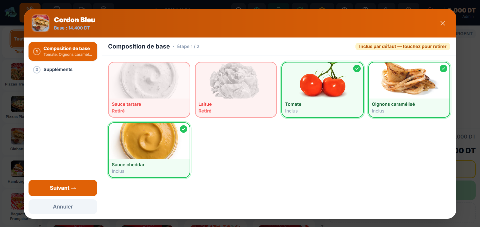 EasyResto — vue 10
